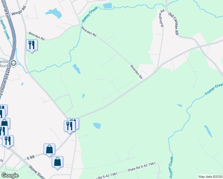 map of restaurants, bars, coffee shops, grocery stores, and more near 113 John Lancaster Road in Spartanburg