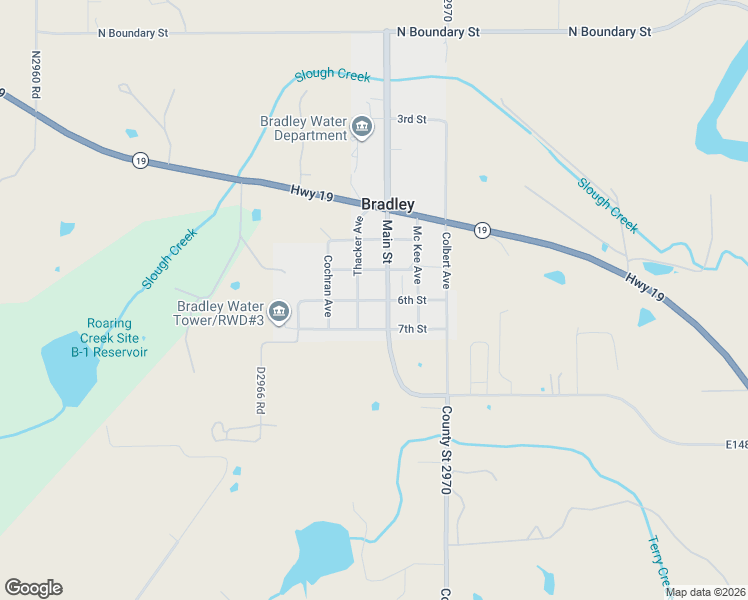map of restaurants, bars, coffee shops, grocery stores, and more near 384 Main Street in Bradley