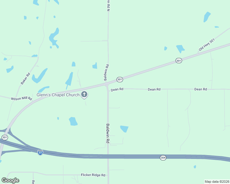 map of restaurants, bars, coffee shops, grocery stores, and more near 7979 Dean Road in Lake Cormorant