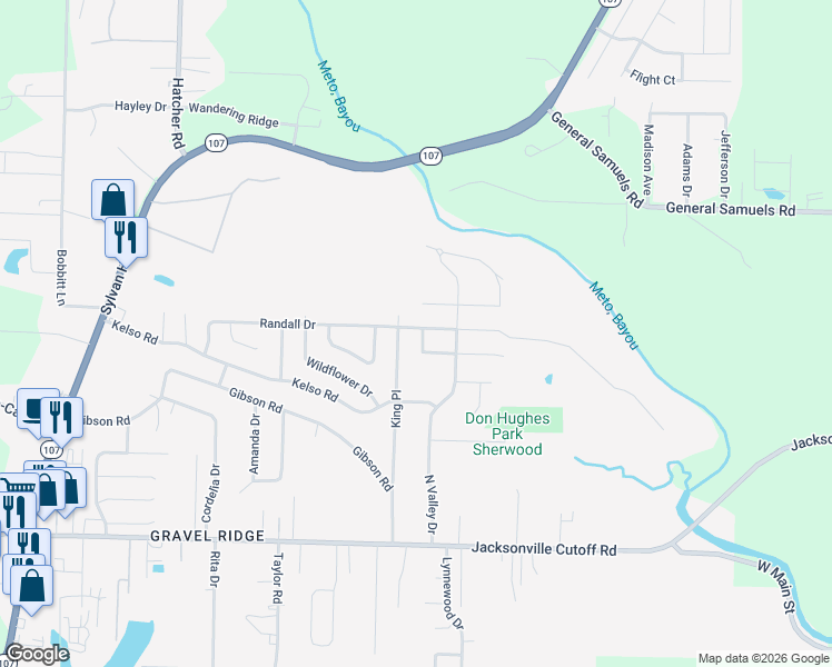 map of restaurants, bars, coffee shops, grocery stores, and more near 4 Ridgevale Road in Jacksonville