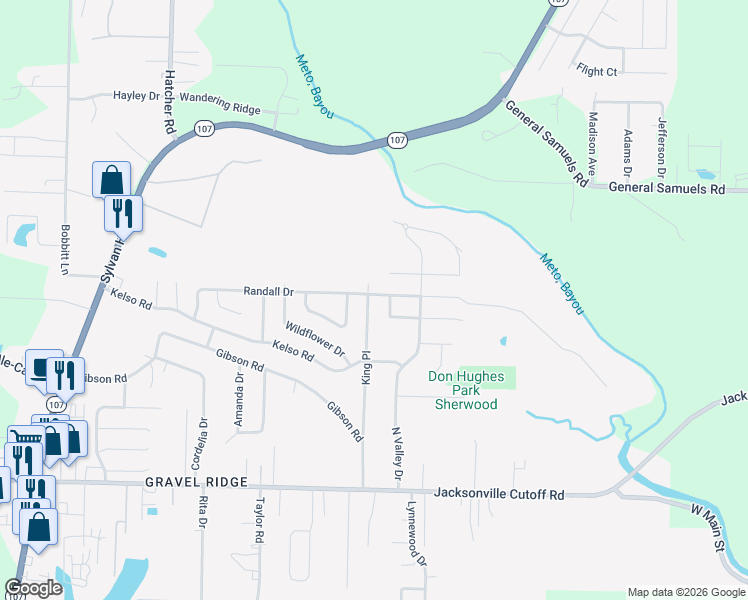 map of restaurants, bars, coffee shops, grocery stores, and more near 814 King Place in Jacksonville