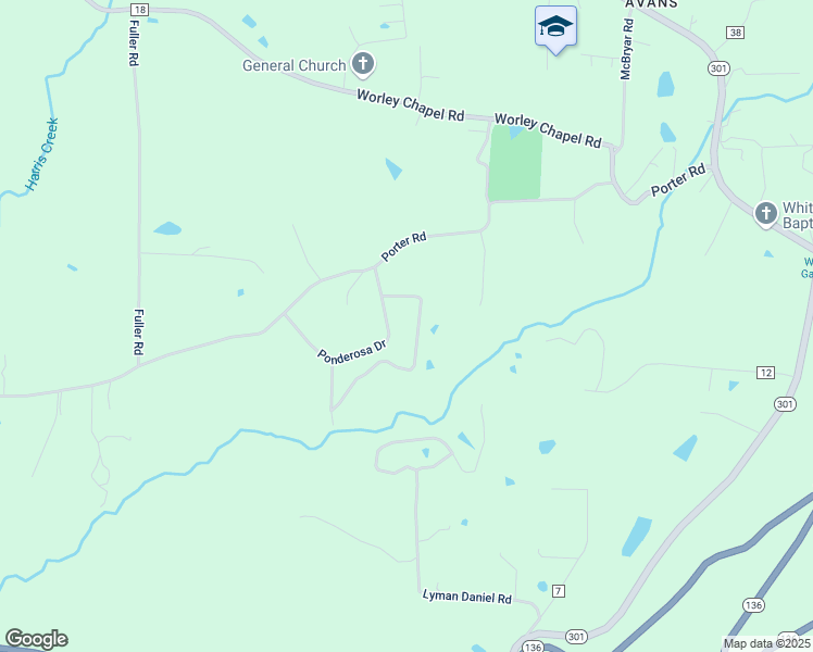 map of restaurants, bars, coffee shops, grocery stores, and more near 159 Ponderosa Drive in Trenton
