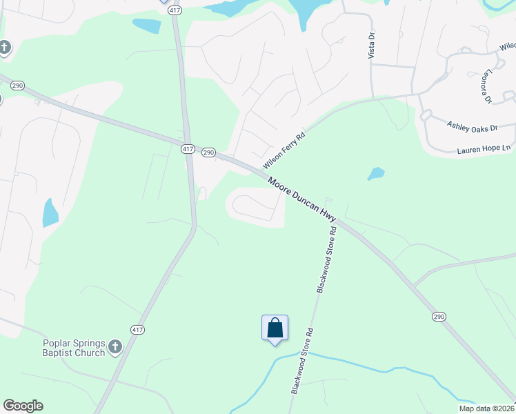 map of restaurants, bars, coffee shops, grocery stores, and more near 438 Rexford Drive in Moore