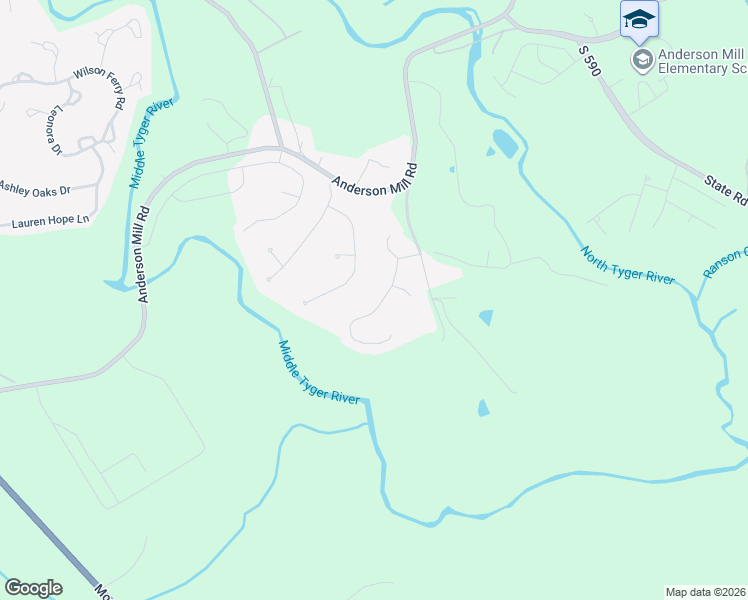 map of restaurants, bars, coffee shops, grocery stores, and more near 432 Grand Oak Way in Moore