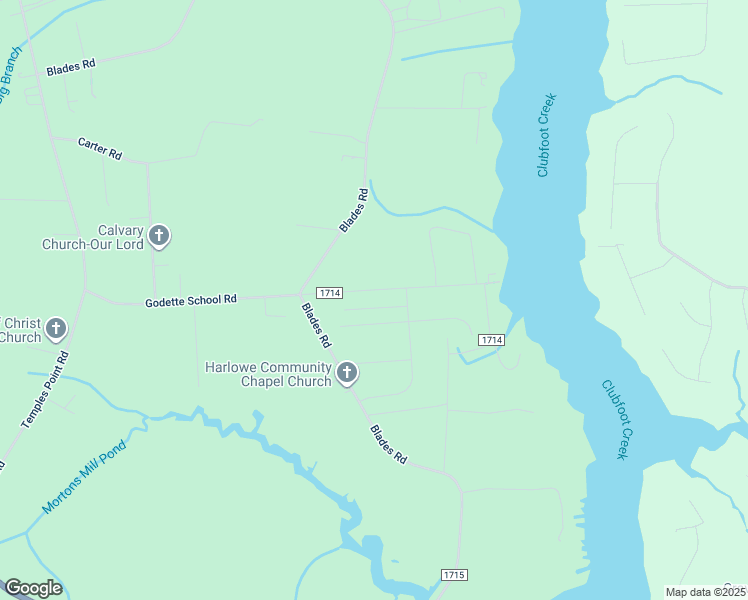 map of restaurants, bars, coffee shops, grocery stores, and more near 516 Godette School Road in Havelock
