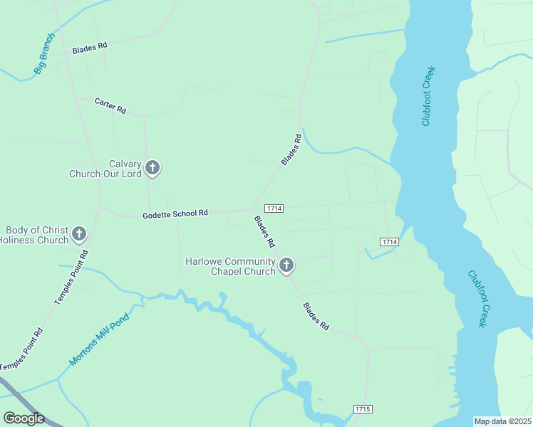 map of restaurants, bars, coffee shops, grocery stores, and more near 420 Godette School Road in Havelock