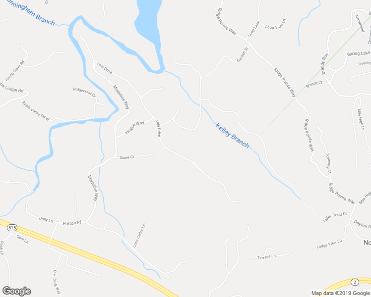 map of restaurants, bars, coffee shops, grocery stores, and more near 668 Lola Drive in Blairsville