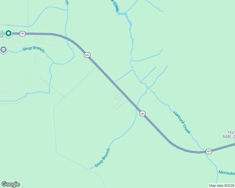 map of restaurants, bars, coffee shops, grocery stores, and more near 1500 North Carolina 101 in Havelock