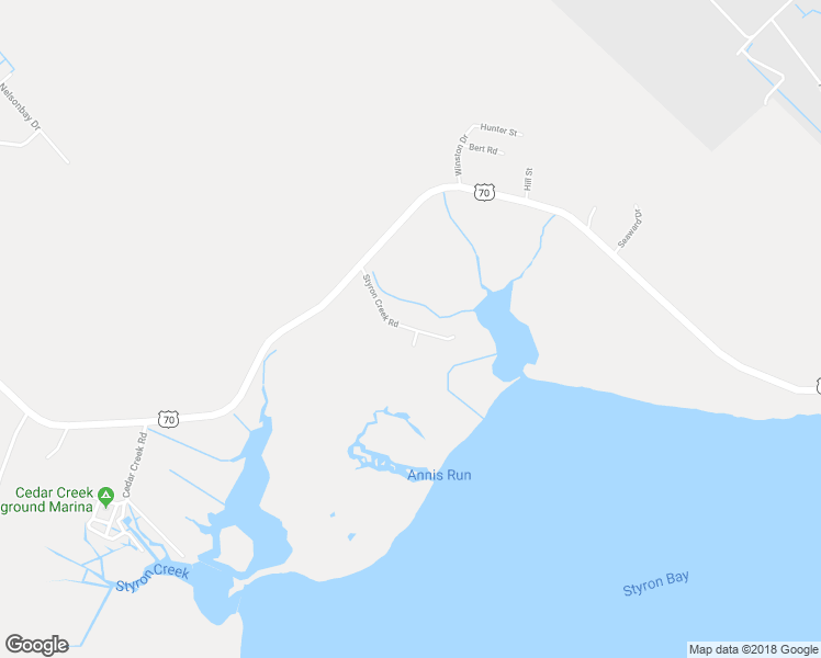 map of restaurants, bars, coffee shops, grocery stores, and more near 192 Styron Creek Rd in Sealevel