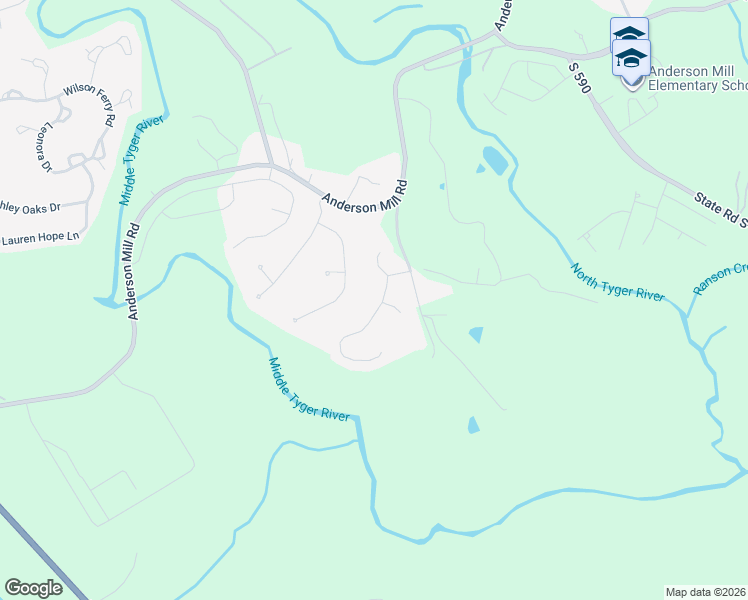 map of restaurants, bars, coffee shops, grocery stores, and more near 432 Grand Oak Way in Moore
