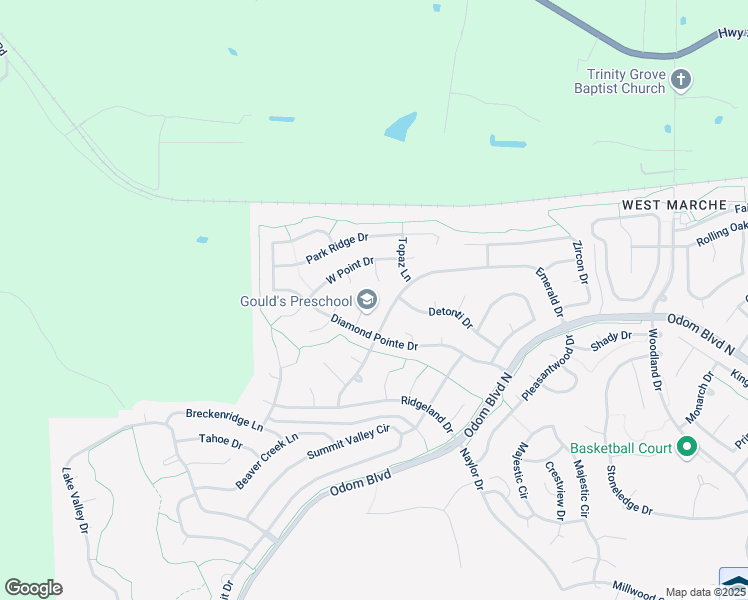 map of restaurants, bars, coffee shops, grocery stores, and more near 12 Patton Drive in Maumelle