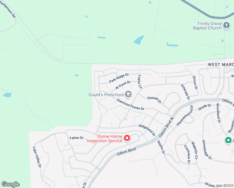 map of restaurants, bars, coffee shops, grocery stores, and more near 3 Grant Cove in Maumelle