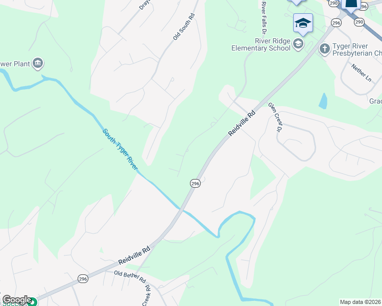 map of restaurants, bars, coffee shops, grocery stores, and more near 277 River Falls Drive in Duncan