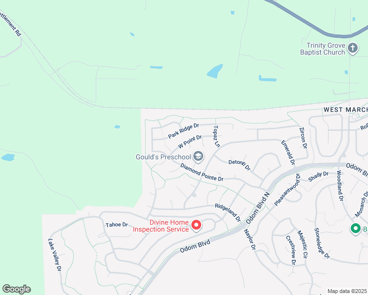 map of restaurants, bars, coffee shops, grocery stores, and more near 3 Grant Cove in Maumelle
