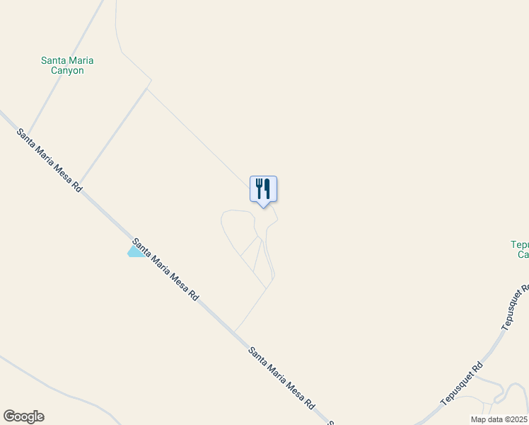 map of restaurants, bars, coffee shops, grocery stores, and more near 5475 Chardonnay Lane in Santa Maria