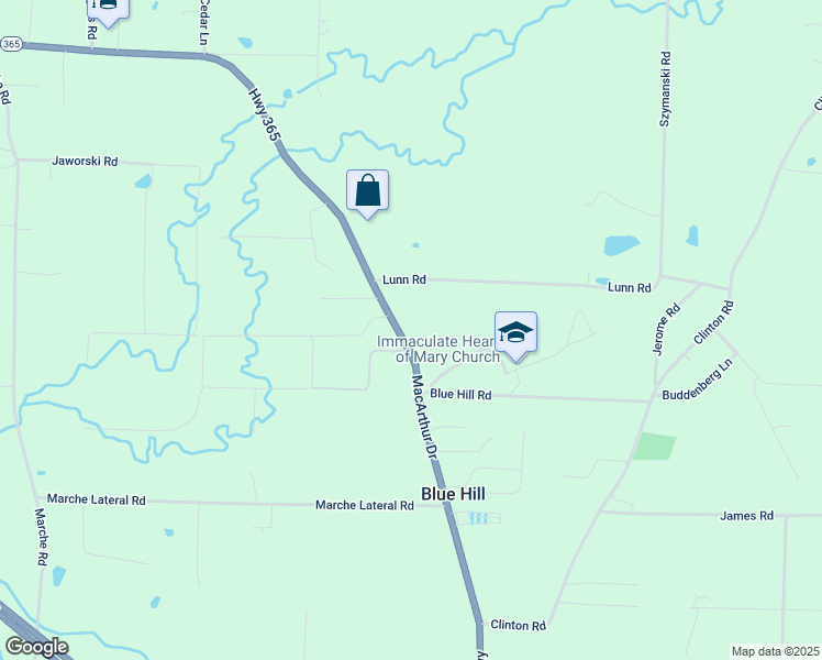 map of restaurants, bars, coffee shops, grocery stores, and more near 15310 Macarthur Drive in North Little Rock