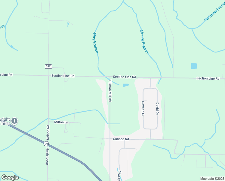 map of restaurants, bars, coffee shops, grocery stores, and more near 20810 Tillman Mill Road in Elkmont