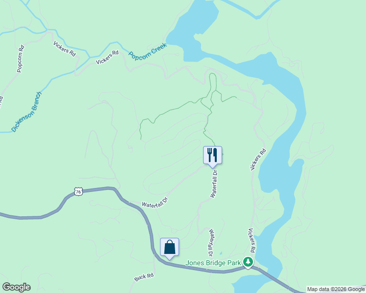 map of restaurants, bars, coffee shops, grocery stores, and more near in Clayton