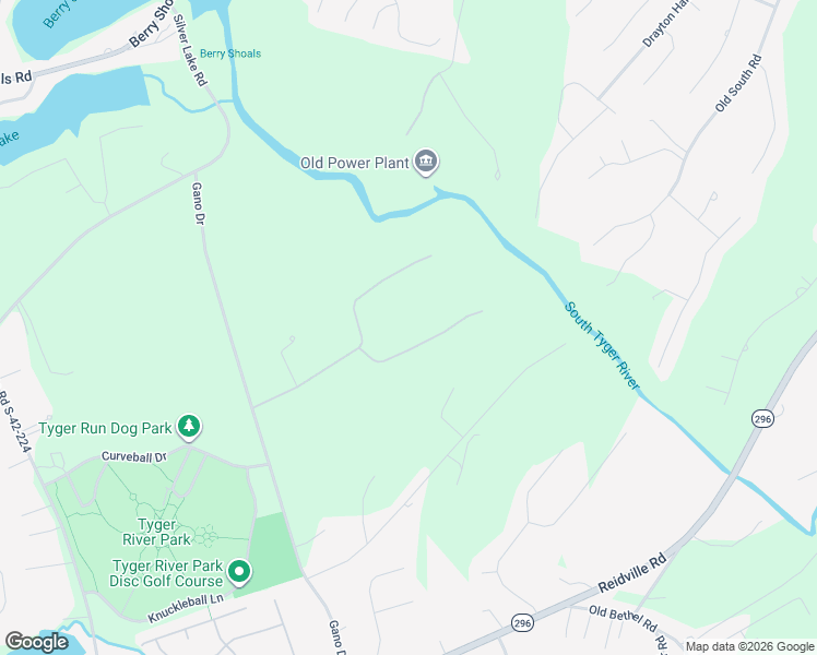 map of restaurants, bars, coffee shops, grocery stores, and more near 431 Whispering Ridge Trail in Woodruff