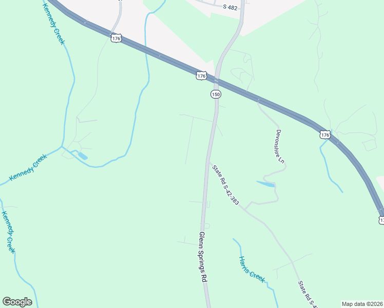 map of restaurants, bars, coffee shops, grocery stores, and more near 245 State Road S-42-844 in Pacolet