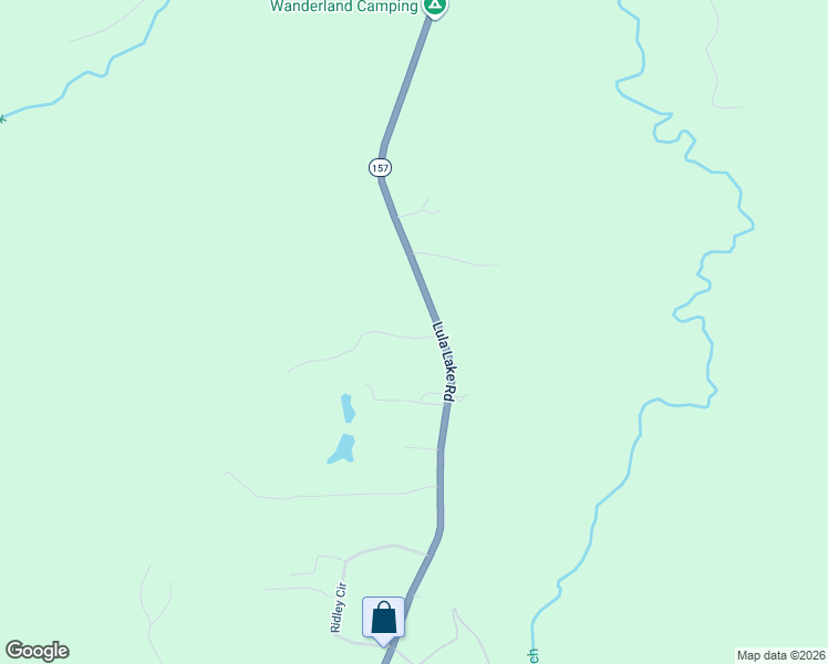 map of restaurants, bars, coffee shops, grocery stores, and more near 54 Ruby Lane in Rising Fawn