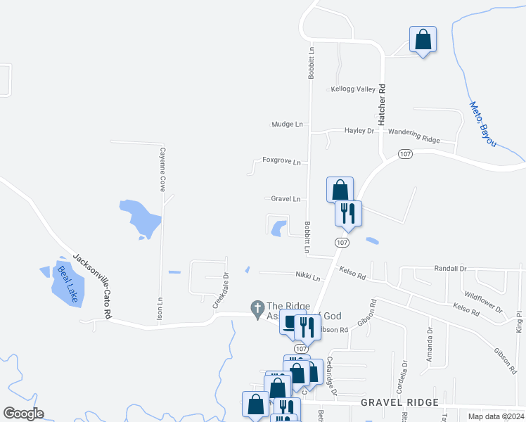 map of restaurants, bars, coffee shops, grocery stores, and more near 8160 Nora Lane in Sherwood