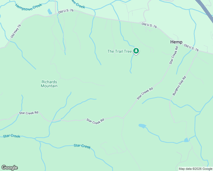 map of restaurants, bars, coffee shops, grocery stores, and more near 380 Oak Ridge Way in Morganton