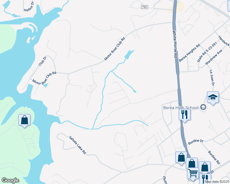 map of restaurants, bars, coffee shops, grocery stores, and more near 368 Lee Haven Court in Greenville