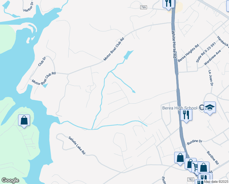 map of restaurants, bars, coffee shops, grocery stores, and more near 368 Lee Haven Court in Greenville