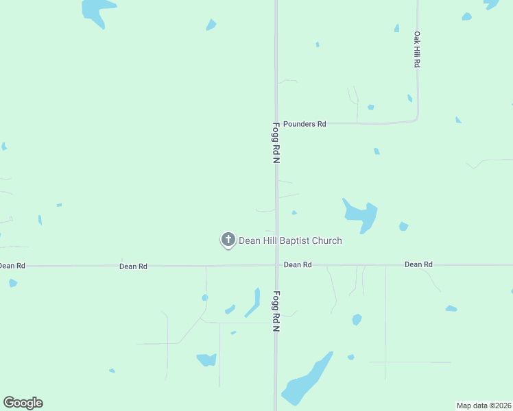 map of restaurants, bars, coffee shops, grocery stores, and more near 1195 Fogg Road North in DeSoto County