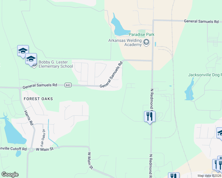 map of restaurants, bars, coffee shops, grocery stores, and more near 23 Dawn Court in Jacksonville