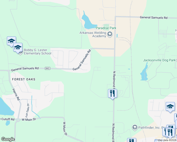 map of restaurants, bars, coffee shops, grocery stores, and more near 33 Dawn Court in Jacksonville