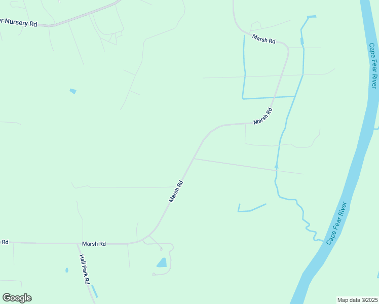 map of restaurants, bars, coffee shops, grocery stores, and more near 5900 Marsh Road in Fayetteville