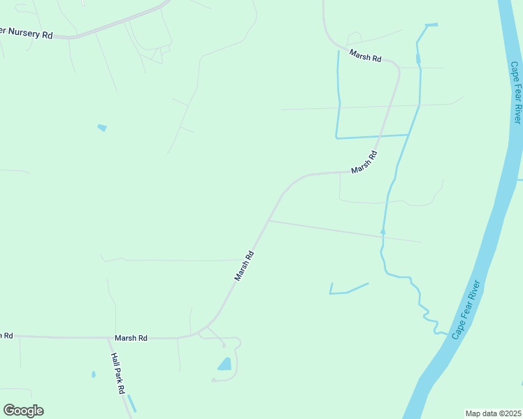 map of restaurants, bars, coffee shops, grocery stores, and more near 5900 Marsh Road in Fayetteville
