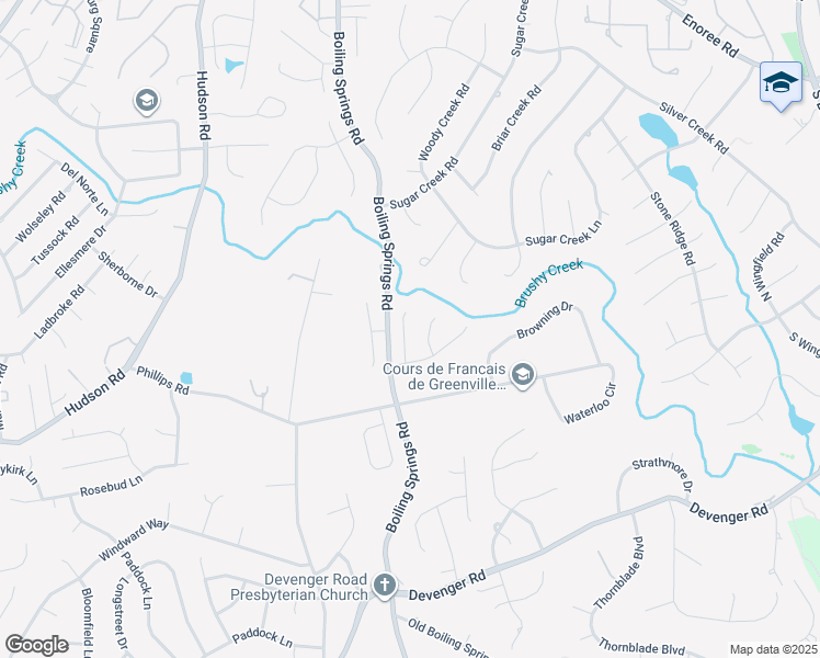 map of restaurants, bars, coffee shops, grocery stores, and more near 10 Jade Tree Court in Greer