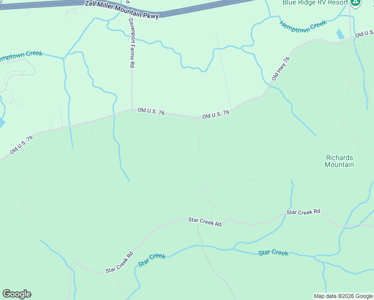 map of restaurants, bars, coffee shops, grocery stores, and more near 144 Hemptown Overlook in Morganton