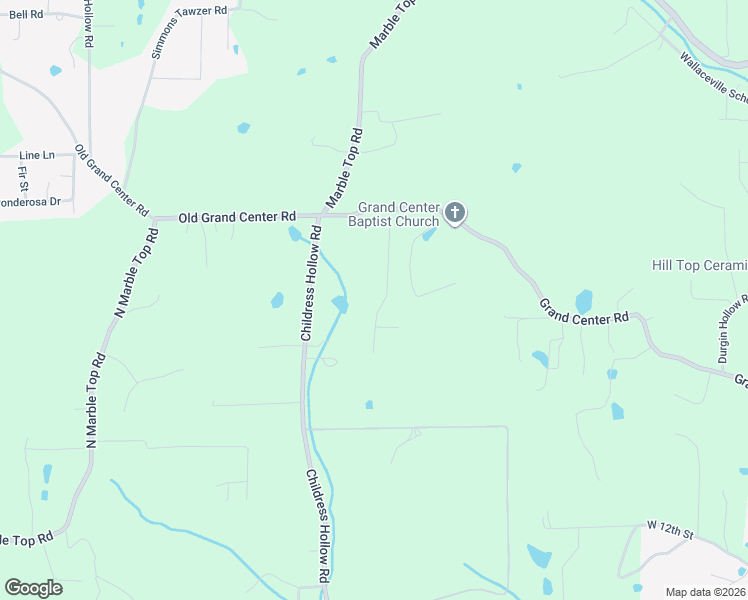 map of restaurants, bars, coffee shops, grocery stores, and more near 200 JD Drive in Chickamauga