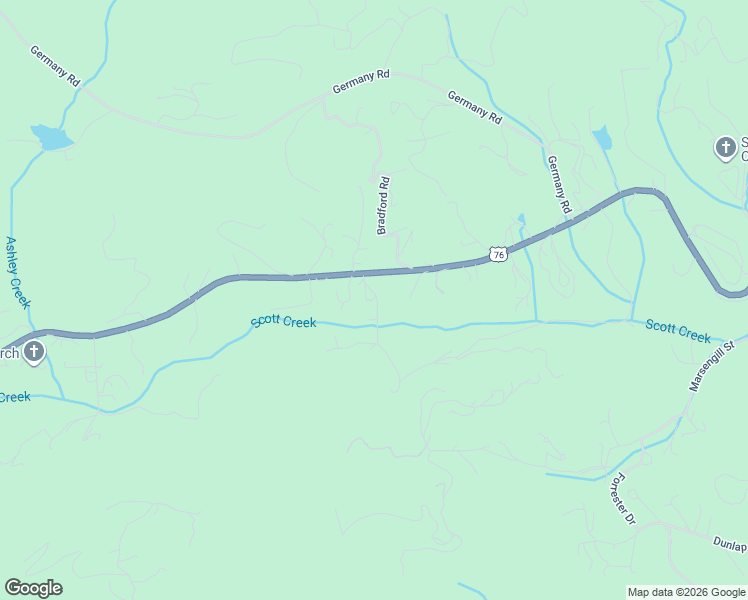 map of restaurants, bars, coffee shops, grocery stores, and more near 118 Kastner Drive in Clayton
