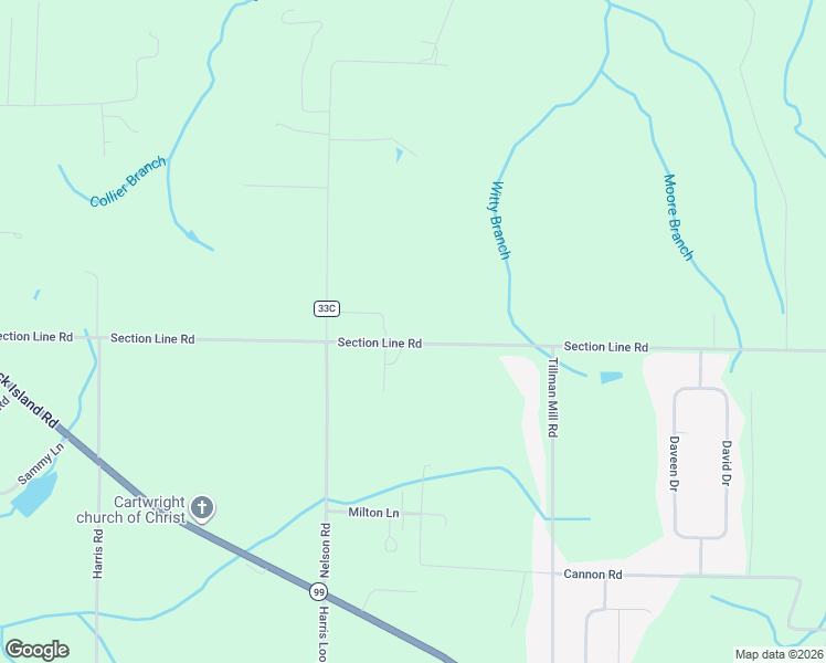 map of restaurants, bars, coffee shops, grocery stores, and more near 14693 Section Line Road in Elkmont