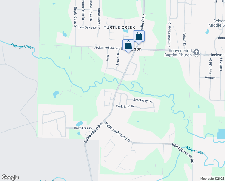 map of restaurants, bars, coffee shops, grocery stores, and more near 11723 La Estrada Drive in Sherwood