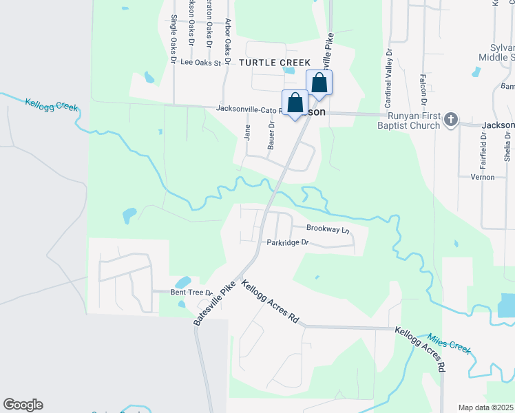 map of restaurants, bars, coffee shops, grocery stores, and more near 11723 La Estrada Drive in Sherwood