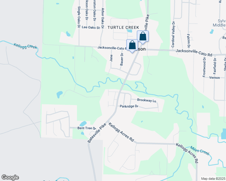 map of restaurants, bars, coffee shops, grocery stores, and more near 11723 La Estrada Drive in Sherwood
