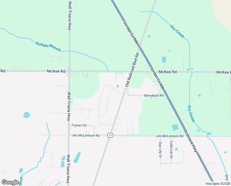 map of restaurants, bars, coffee shops, grocery stores, and more near 5064 Old Railroad Bed Road in Harvest