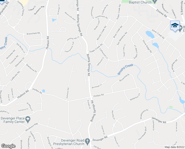 map of restaurants, bars, coffee shops, grocery stores, and more near 19 Jade Tree Court in Greer