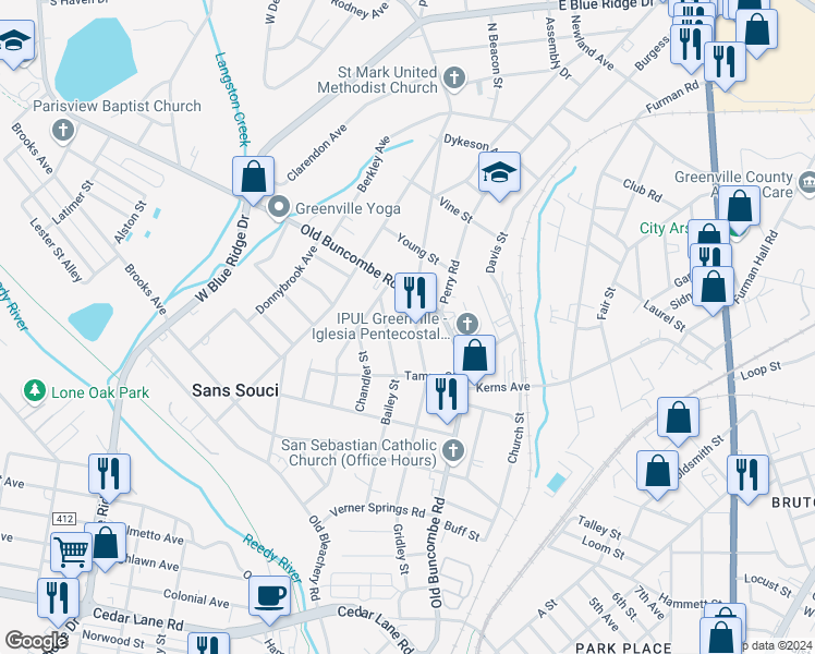 10 Gridley Street, Greenville SC Walk Score