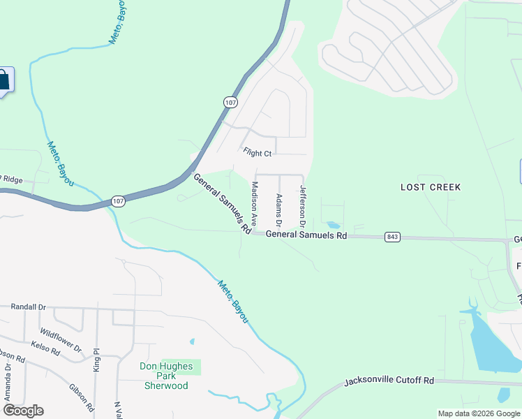 map of restaurants, bars, coffee shops, grocery stores, and more near 5125 Madison Avenue in Jacksonville