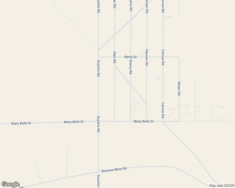 map of restaurants, bars, coffee shops, grocery stores, and more near 11872 Alan Road in Yucca