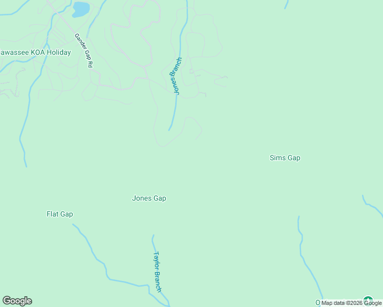 map of restaurants, bars, coffee shops, grocery stores, and more near 4765 Jones Gap Road in Hiawassee