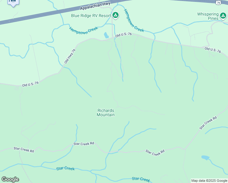 map of restaurants, bars, coffee shops, grocery stores, and more near 525 Hemptown Heights Drive in Morganton