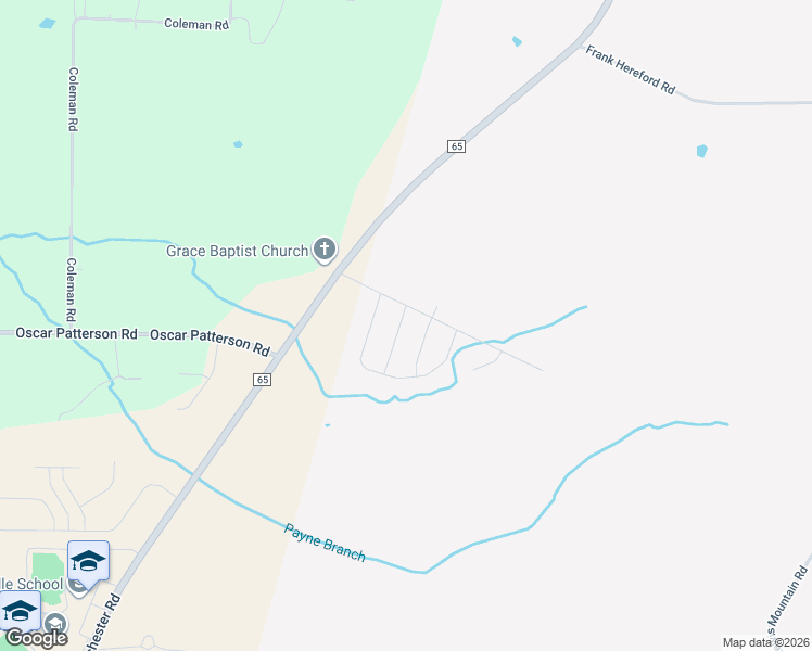 map of restaurants, bars, coffee shops, grocery stores, and more near 119 Emma Grace Lane in New Market